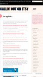 Mobile Screenshot of etsycallout.wordpress.com
