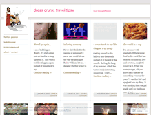 Tablet Screenshot of dressdrunktraveltipsy.wordpress.com