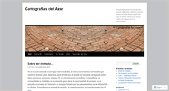 Desktop Screenshot of cartografiasdelazar.wordpress.com