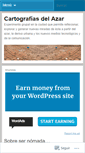 Mobile Screenshot of cartografiasdelazar.wordpress.com