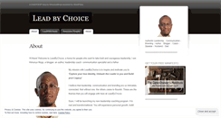 Desktop Screenshot of leadbychoice.wordpress.com