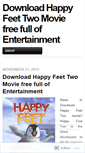 Mobile Screenshot of downloadhappyfeettwomoviefree.wordpress.com