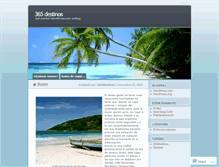 Tablet Screenshot of 365destinos.wordpress.com