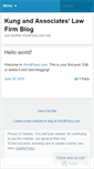 Mobile Screenshot of kungandassociates.wordpress.com