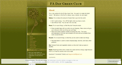 Desktop Screenshot of fadaygreenclub.wordpress.com