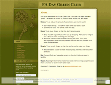 Tablet Screenshot of fadaygreenclub.wordpress.com