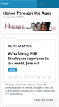 Mobile Screenshot of honorditft.wordpress.com