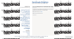 Desktop Screenshot of handmadebrighton.wordpress.com