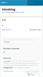 Mobile Screenshot of lalosblog.wordpress.com