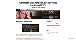 Desktop Screenshot of alertboot.wordpress.com