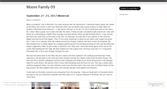 Desktop Screenshot of moorefamily09.wordpress.com