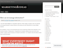Tablet Screenshot of marketingandideas.wordpress.com