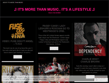 Tablet Screenshot of itsmorethanmusic.wordpress.com