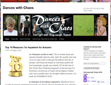 Tablet Screenshot of danceswithchaos.wordpress.com