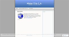 Desktop Screenshot of misterfrio.wordpress.com