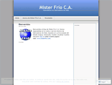 Tablet Screenshot of misterfrio.wordpress.com
