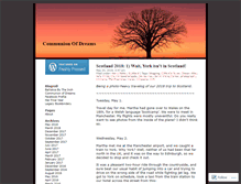 Tablet Screenshot of communionblog.wordpress.com