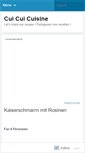 Mobile Screenshot of cuicuicuisine.wordpress.com