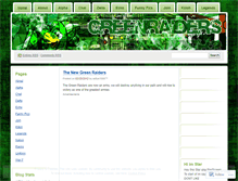 Tablet Screenshot of greenraidersofcp.wordpress.com