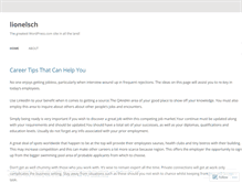 Tablet Screenshot of lionelsch.wordpress.com