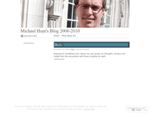 Tablet Screenshot of nmichaelhunt.wordpress.com