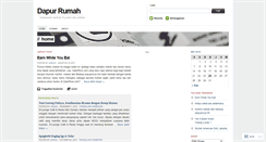 Desktop Screenshot of dapurumah.wordpress.com