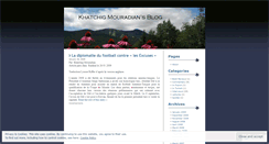 Desktop Screenshot of mouradian.wordpress.com