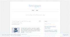 Desktop Screenshot of finnspen.wordpress.com