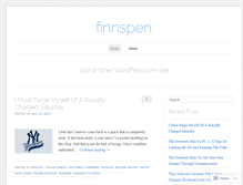 Tablet Screenshot of finnspen.wordpress.com