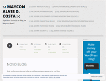 Tablet Screenshot of mayconalves.wordpress.com
