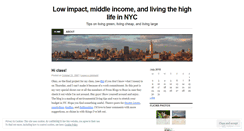 Desktop Screenshot of lowimpacthighlife.wordpress.com