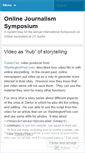 Mobile Screenshot of onlinejournalismsymposium.wordpress.com
