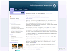 Tablet Screenshot of onlinejournalismsymposium.wordpress.com