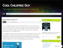 Tablet Screenshot of coolchildfreeguy.wordpress.com