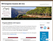 Tablet Screenshot of congresomuseosdelvino.wordpress.com