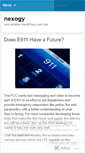 Mobile Screenshot of nexogy.wordpress.com