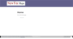 Desktop Screenshot of newtecreps.wordpress.com
