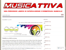 Tablet Screenshot of musicattiva.wordpress.com