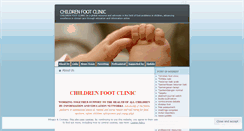 Desktop Screenshot of footclinic.wordpress.com