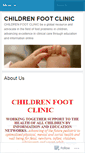 Mobile Screenshot of footclinic.wordpress.com