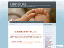 Tablet Screenshot of footclinic.wordpress.com