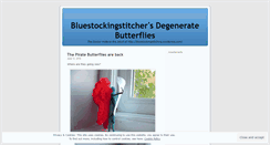 Desktop Screenshot of bluestockingstitcher.wordpress.com