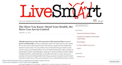 Desktop Screenshot of livesmartcapreg.wordpress.com