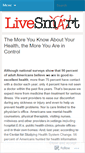 Mobile Screenshot of livesmartcapreg.wordpress.com