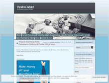 Tablet Screenshot of pandoraaddict.wordpress.com