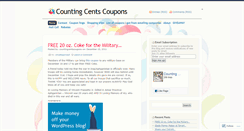 Desktop Screenshot of countingcentscoupons.wordpress.com