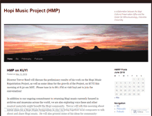 Tablet Screenshot of hopimusic.wordpress.com