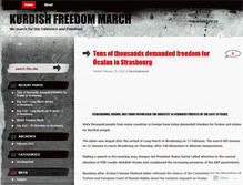 Tablet Screenshot of kurdishfreedommarch.wordpress.com