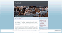 Desktop Screenshot of mediaherd.wordpress.com