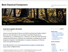 Tablet Screenshot of classicalcomposersbest.wordpress.com